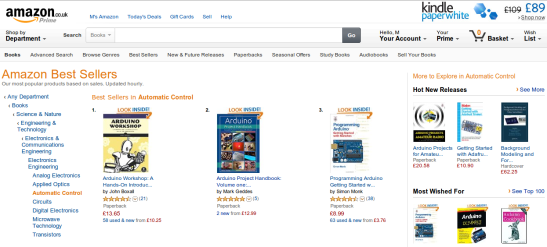 Amazon ranking for book